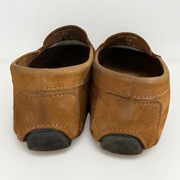Mercanti Fiorentini Women's Size 7B Tan Leather Loafers Driving Moccasins - Picture 5 of 8